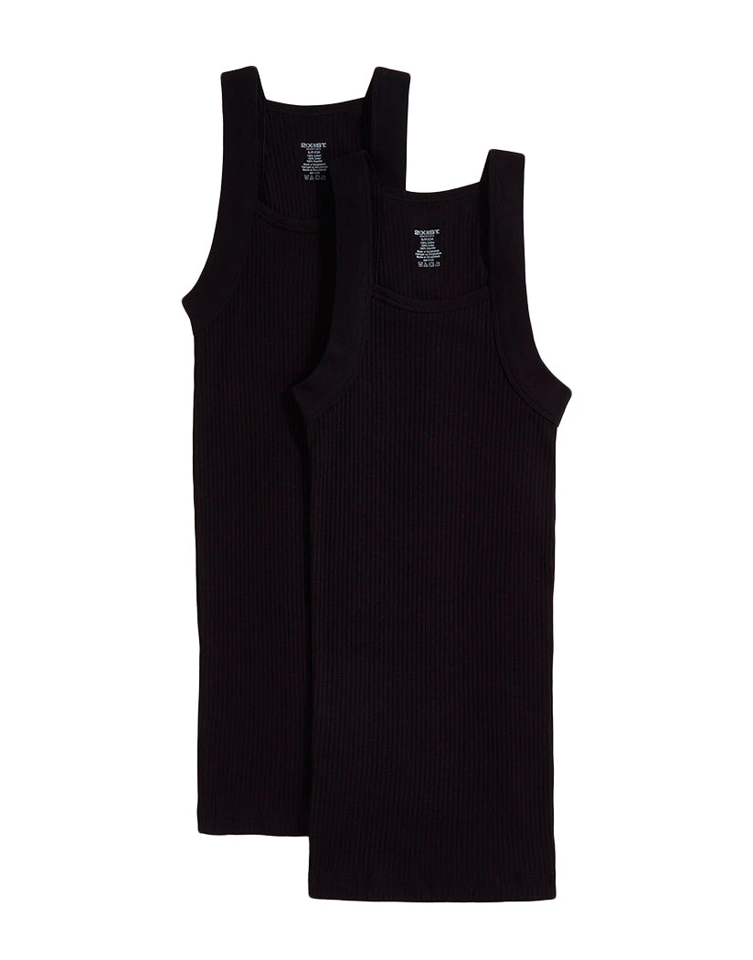 2xist Men's 2-Pack Essential Range Square Cut Tank Tops 020227 5 2xist Men's 2-Pack Essential Range Square Cut Tank Tops 020227 - Image 3