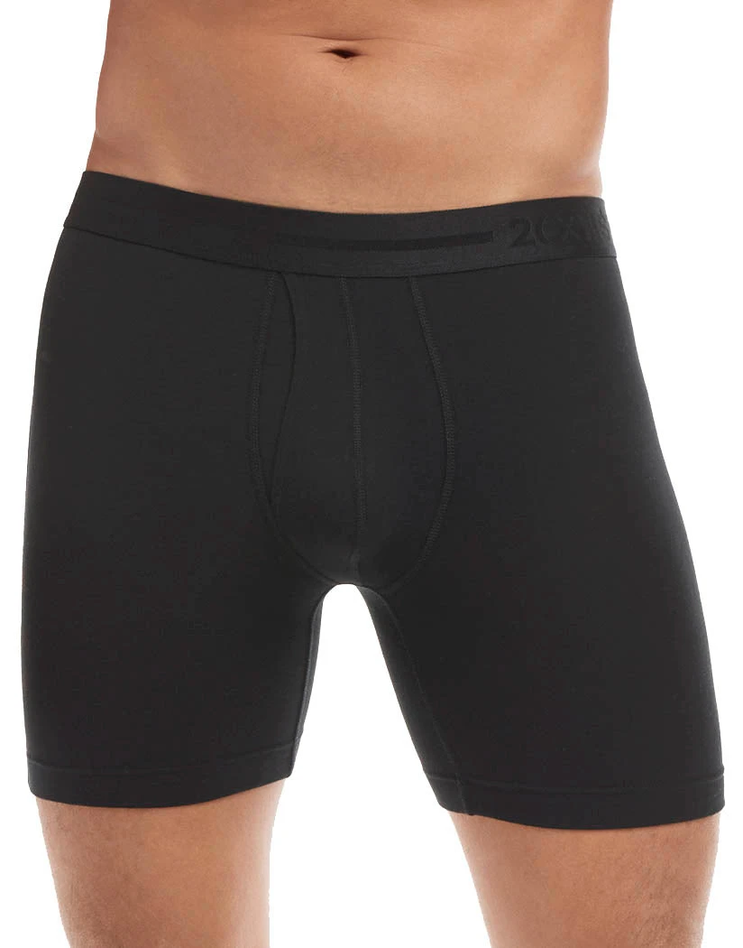 2xist Men's Premium Pima Cotton Flex Boxer Brief 032066 6 2xist Men's Premium Pima Cotton Flex Boxer Brief 032066 - Image 4