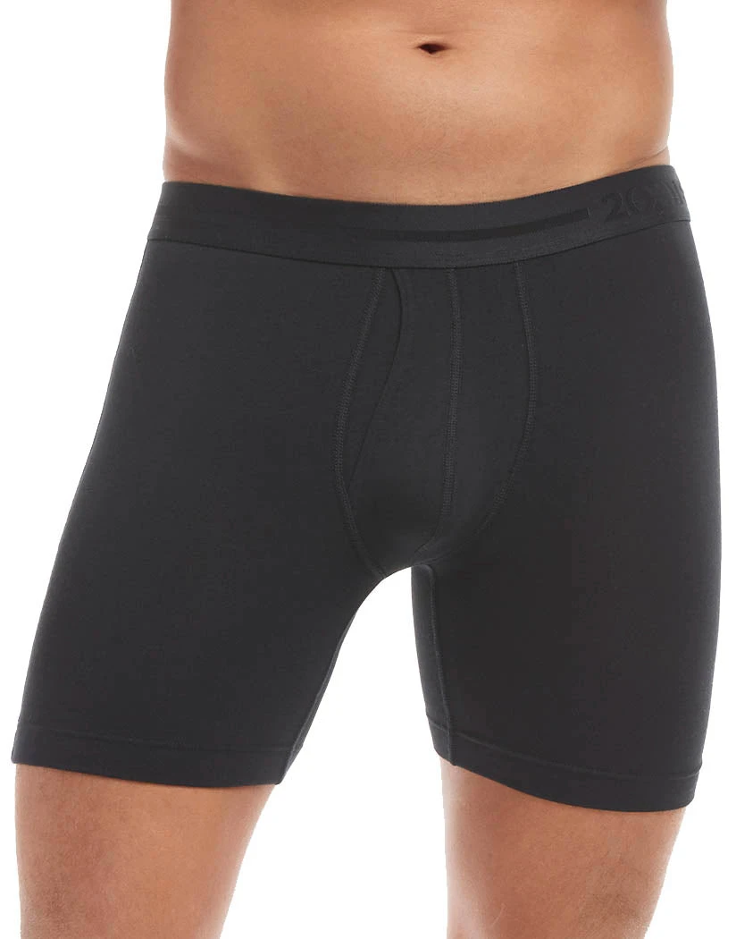 2xist Men's Premium Pima Cotton Flex Boxer Brief 032066 5 2xist Men's Premium Pima Cotton Flex Boxer Brief 032066 - Image 3