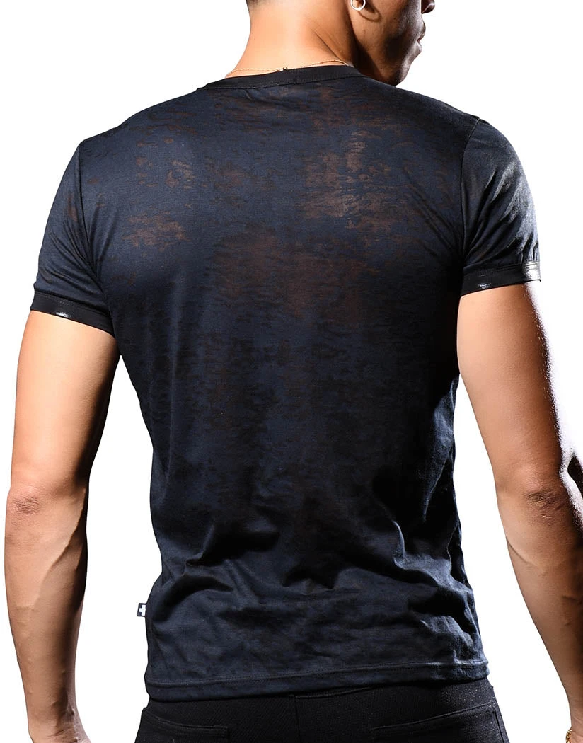 Andrew Christian Carbon Burnout V-Neck Tee 10372 5 Andrew Christian Carbon Burnout V-Neck Tee 10372 - Image 3