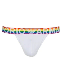 Emporio Armani Mega Logo Jock Strap 111579-1P513 -Shop BoldBrief 111579 1P513 00010 10