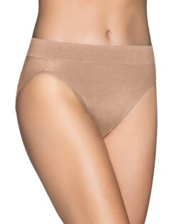 Vanity Fair Beyond Comfort Hi-Cut Brief 13212 10 Vanity Fair Beyond Comfort Hi-Cut Brief 13212 -Shop BoldBrief 13212 Honey Beige front crop SQ