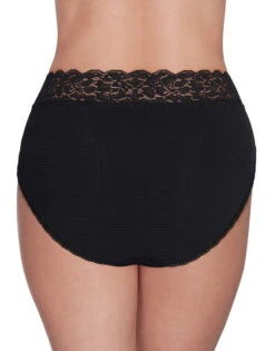 Vanity Fair Flattering Lace Hi Cut Brief 13280 -Shop BoldBrief 13280 MidnightBlack 500 2Back 3x4 1
