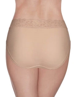 Vanity Fair Flattering Lace Hi Cut Brief 13280 -Shop BoldBrief 13280 RoseBeige 3071 2Back 3x4 1