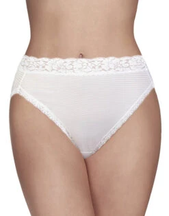 Vanity Fair Flattering Lace Hi Cut Brief 13280 -Shop BoldBrief 13280 StarWhite 770 1Front 3x4 1