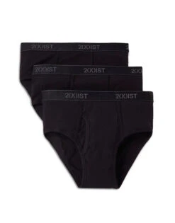 2xist Men's 3-Pack Essential Core Fly-Front Brief 020039 10 2xist Men's 3-Pack Essential Core Fly-Front Brief 020039 -Shop BoldBrief 2xist 020039 Black 004NL FLAT