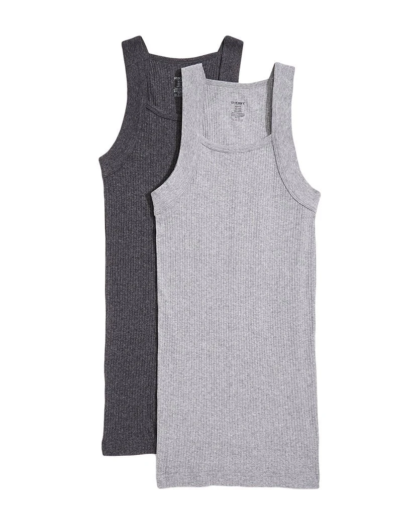 2xist Men's 2-Pack Essential Range Square Cut Tank Tops 020227 8 2xist Men's 2-Pack Essential Range Square Cut Tank Tops 020227 - Image 6