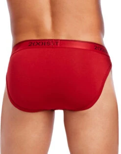 2xist Stretch Core Cotton 3 Pack Sport Brief Underwear 021312 -Shop BoldBrief 2xist 021312 Scotts Red Black Skydiver 63306 B 2
