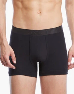 2xist Men's Pima Cotton Contour Boxer Brief 041004 -Shop BoldBrief 2xist 041004 Black B 1