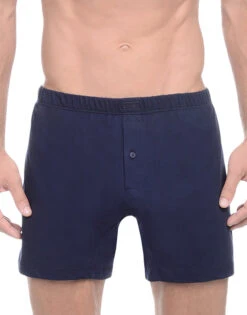 2xist Men's Pima Cotton Knit Boxer Short 041007 -Shop BoldBrief 2xist 041007 Navy Blazer B 1