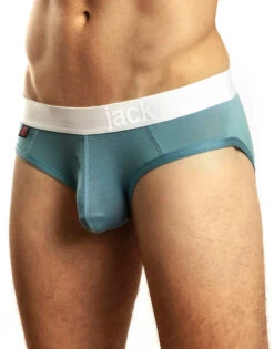 Jack Adams Men's Naked Fit Brief 401-219 -Shop BoldBrief 401 219IMG 7423401 219NakedFitBriefProfileFadedDenim