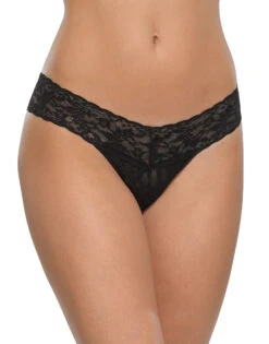 Hanky Panky Signature Lace 5 Pack Low Rise Thong 4911FPK 9 Hanky Panky Signature Lace 5 Pack Low Rise Thong 4911FPK -Shop BoldBrief 4911FPK black