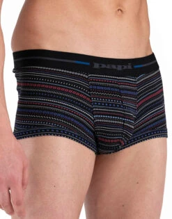 Papi Pencil Stripe Brazilian Trunk 554569 -Shop BoldBrief 554569BLACK 3