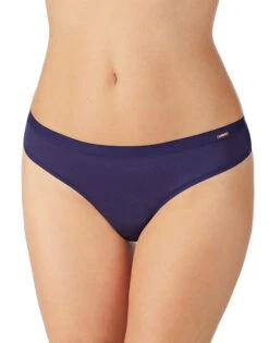 Le Mystere Infinite Comfort No Show Thong Carbon 8838