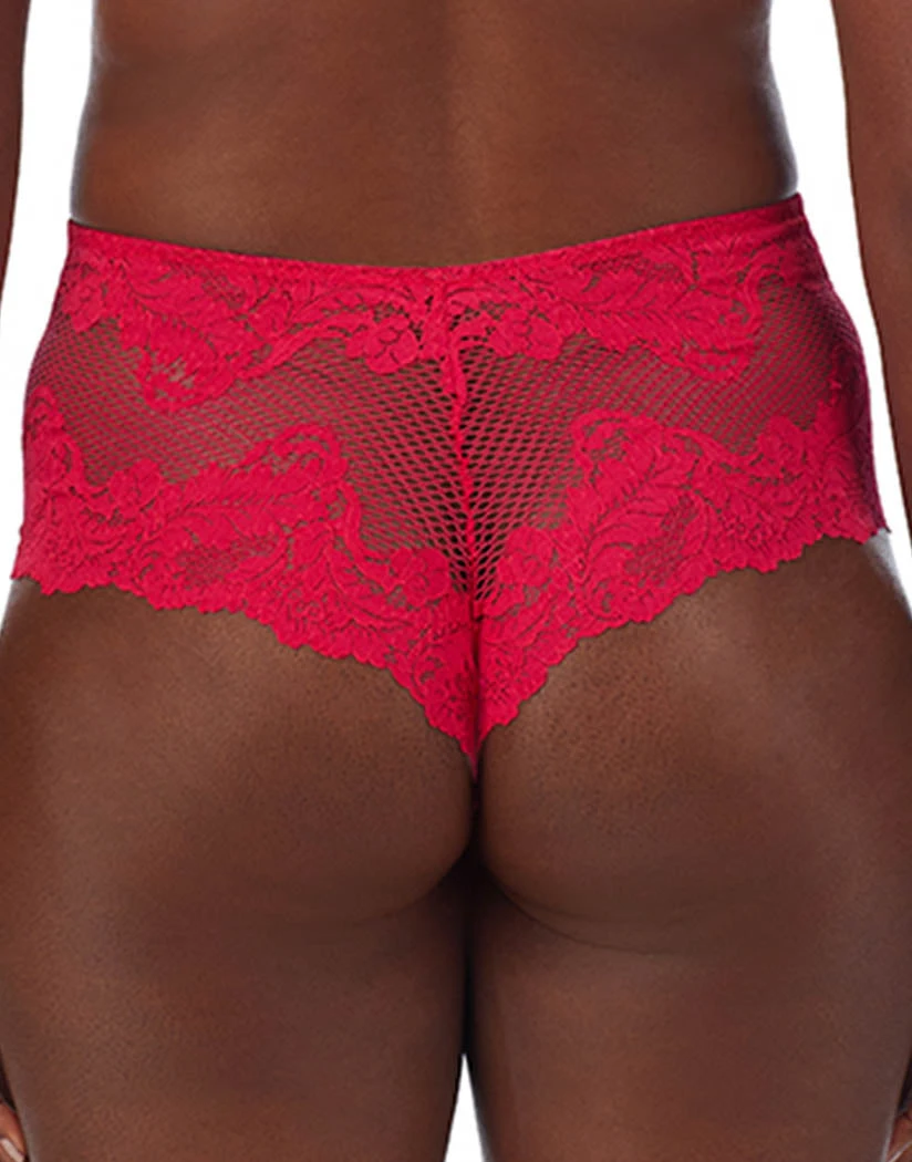 Le Mystere Lace Allure High Waist Thong Bright Pink 7946 4 Le Mystere Lace Allure High Waist Thong Bright Pink 7946 - Image 2