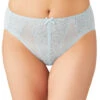 Wacoal Retro Chic Hi Cut Panty Cloud Blue 841186 -Shop BoldBrief 841186 465