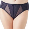 Wacoal Retro Chic High Cut Brief Black Iris 841186
