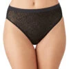 Wacoal All Edge Hi Cut Panty 841341 -Shop BoldBrief 841341 BK