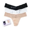 Hanky Panky 3 Pack Cotton With A Conscience Low Rise Thong 8915813PK -Shop BoldBrief 8915813PK BWCH 1