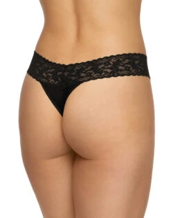 Hanky Panky Cotton With A Conscience Petite Low Rise Thong 891581XS 13 Hanky Panky Cotton With A Conscience Petite Low Rise Thong 891581XS -Shop BoldBrief 891581XS black back