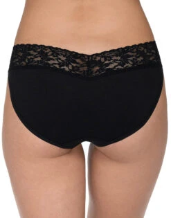 Hanky Panky Cotton With A Conscience V-Kini 892201 -Shop BoldBrief 892201 black back