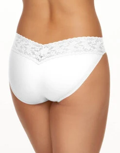 Hanky Panky Cotton With A Conscience V-Kini 892201 -Shop BoldBrief 892201 white back