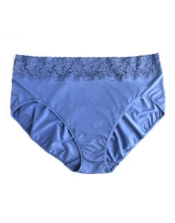 Hanky Panky Cotton With A Conscience Plus Size French Brief 892461X -Shop BoldBrief 892461X WashedIndigo