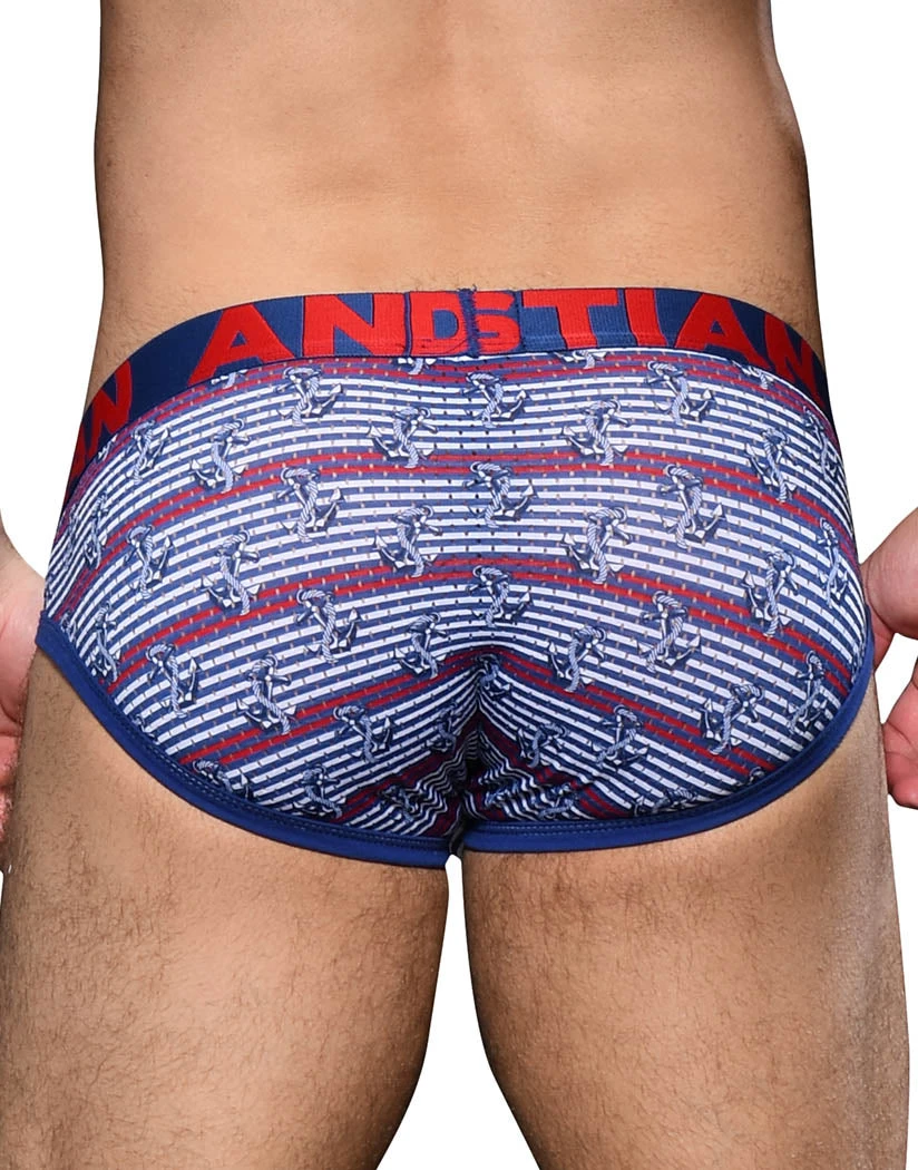 Andrew Christian Anchor Mesh Brief W/ Almost Naked 92693 5 Andrew Christian Anchor Mesh Brief W/ Almost Naked 92693 - Image 3
