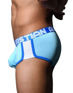Andrew Christian Show It Retro Pop Mesh Boxer 92834 -Shop BoldBrief 92834Boxer Sky03