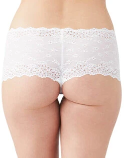 B.tempt'd By Wacoal Inspired Eyelet Boyshort 945219 10 B.tempt'd By Wacoal Inspired Eyelet Boyshort 945219 -Shop BoldBrief 945219 WH B