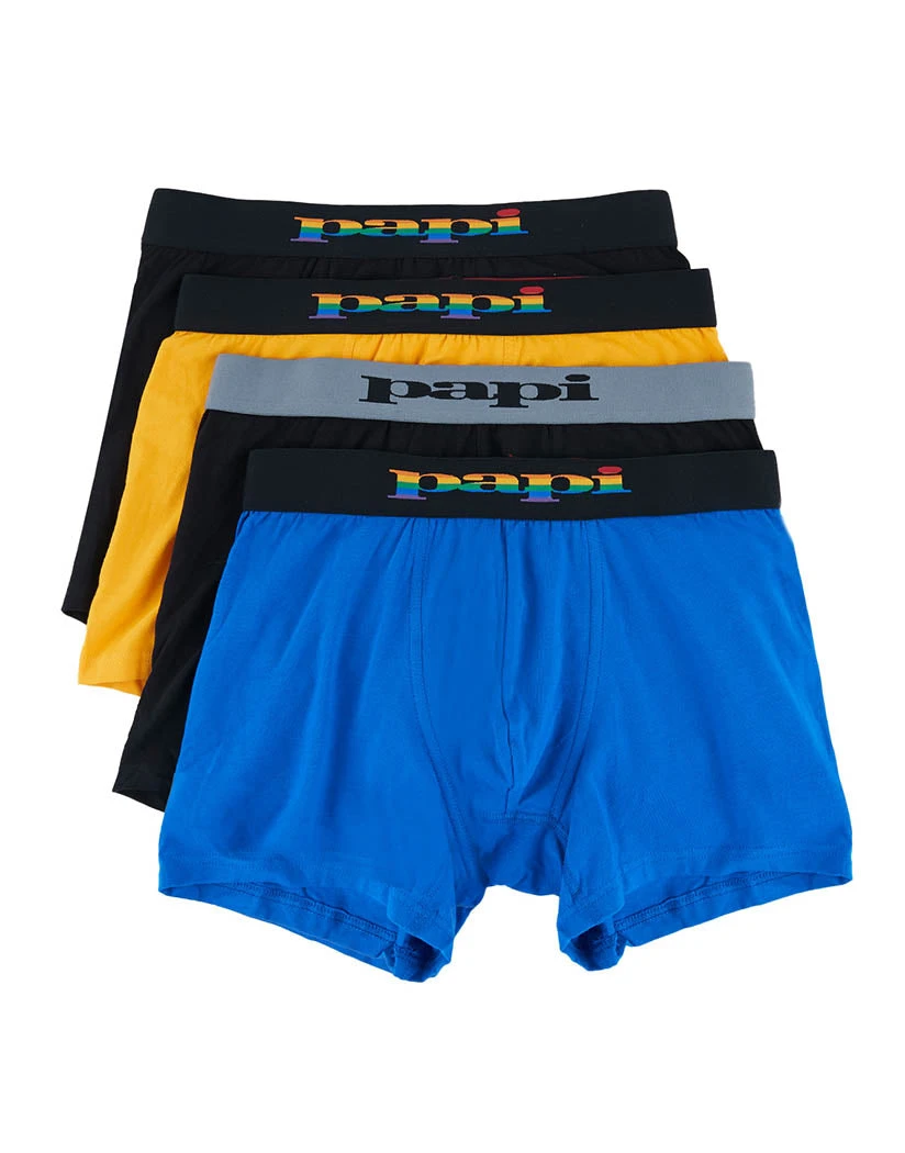 Papi Pride 4-Pack Cotton Stretch Boxer Briefs 990004 4 Papi Pride 4-Pack Cotton Stretch Boxer Briefs 990004 - Image 2