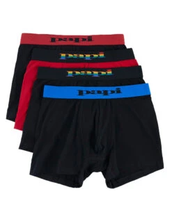 Papi Pride 4-Pack Cotton Stretch Boxer Briefs 990004
