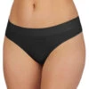 DKNY Seamless Litewear Solid Thong DK5016 -Shop BoldBrief 99 DK5016 I337Y BLACK 0363