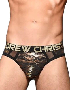 Andrew Christian Metallic Blast Mesh Frame Jock W/ Almost Naked 92201
