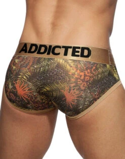 Addicted 3- Pack Tropical Mesh Brief Push Up AD889P -Shop BoldBrief AD889 C12B