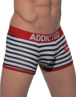Addicted Men's Sailor Boxer AD142 -Shop BoldBrief Addicted AD142 Red Sailor B 1