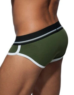 Addicted Curve Cotton Brief AD727 -Shop BoldBrief Addicted AD727 Green 12 B 1
