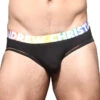 Andrew Christian Almost Naked Cotton Pride Brief 91932 2 Andrew Christian Almost Naked Cotton Pride Brief 91932 -Shop BoldBrief April 91932Brief Black01