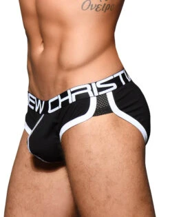 Andrew Christian Show-It Retro Pop Brief 92117 -Shop BoldBrief Aug 92117Brief Black03