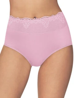 Bali Passion For Comfort Lace No Show Brief Panty DFPC61 -Shop BoldBrief Bali DFPC61 Elegant Mauve B copy