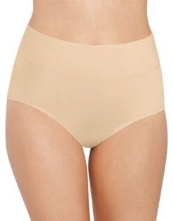 Bali Passion For Comfort Lace No Show Brief Panty DFPC61 -Shop BoldBrief Bali DFPC61 Soft Taupe B 1