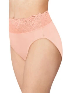 Bali Passion For Comfort Hi Cut Panty DFPC62 -Shop BoldBrief Bali DFPC62 Sheer Pale Pink B