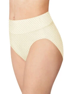 Bali Passion For Comfort Hi Cut Panty DFPC62 -Shop BoldBrief Bali DFPC62 Whisper White Micro Dot B