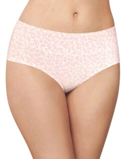 Bali Passion For Comfort Lace No Show Hipster Panty DFPC63 -Shop BoldBrief Bali DFPC63 Pink Leaf Print B copy