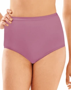 Bali Full-Cut Fit Stretch Brief Panty DF2324 -Shop BoldBrief Bali 2324 Greenhouse Lavender B