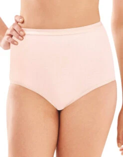 Bali Full-Cut Fit Stretch Brief Panty DF2324 -Shop BoldBrief Bali 2324 Silken Pink B 1