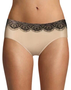 Bali One Smooth U All Around Smoothing Hipster DF2H63 -Shop BoldBrief Bali 2H63 Nude w Black Lace B