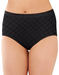 Bali Comfort Revolution Seamless Brief Panty DF803J -Shop BoldBrief Bali 803J Black Diamond B