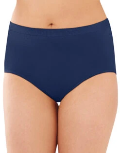 Bali Comfort Revolution Seamless Brief Panty DF803J -Shop BoldBrief Bali 803J In the Navy B