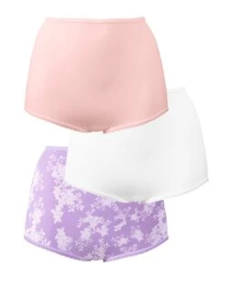 Bali Skimp Skamp Full Brief Panty 3 Pack DFA633 -Shop BoldBrief Bali DFA633 Blushing PinkWhiteMorning Orchid wWhite Leaf Print FLAT a6f846e1 e2d5 4242 9a05 cec6e87ec14f